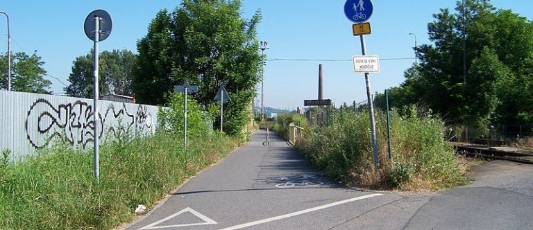 Modřanská cyklostezka není vhodná jen pro cyklisty