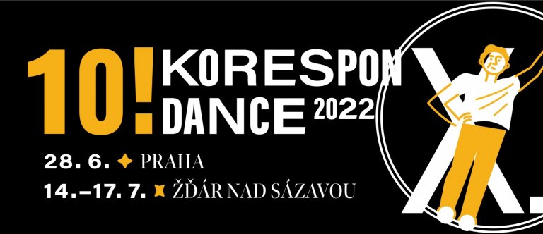 Hlavní program 10. festivalu KoresponDance zavítá od 14. do 17. července do Žďáru nad Sázavou