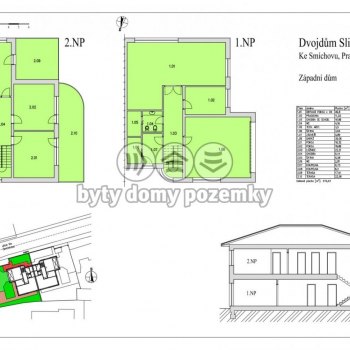 Prodej exkluzivního dvojdomu, 2x 5+kk, Praha Slivenec - foto č. 23