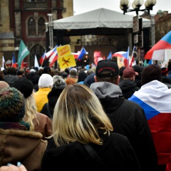 Reportáž: Lidé se opět vzepřeli vládě, tentokrát na demonstraci - foto č. 4