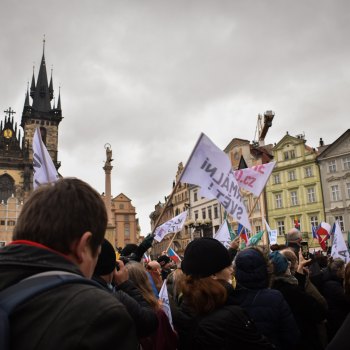 Reportáž: Lidé se opět vzepřeli vládě, tentokrát na demonstraci - foto č. 9